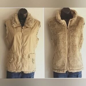 Faux Fur Reversible Jacket Vest